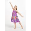 imageGirl Hawaiian Round Neck Dress in Pretty TropicalPretty Tropical Purple
