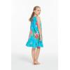 imageGirl Hawaiian Round Neck Dress in Pretty TropicalPretty Tropical Turquoise