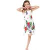 imageGirl Hawaiian Round Neck Dress in Pretty TropicalPretty Tropical White