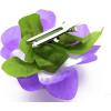imageHawaii Luau Party Artificial Fabric Gardenia Hair ClipsBlue Purple