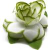 imageHawaii Luau Party Artificial Fabric Gardenia Hair ClipsGreen Edge