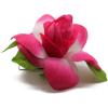 imageHawaii Luau Party Artificial Fabric Gardenia Hair ClipsHot Pink Edge