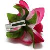 imageHawaii Luau Party Artificial Fabric Gardenia Hair ClipsHot Pink Edge
