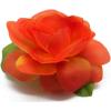 imageHawaii Luau Party Artificial Fabric Gardenia Hair ClipsOrange Flame