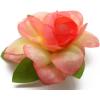 imageHawaii Luau Party Artificial Fabric Gardenia Hair ClipsPeach Pink