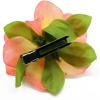 imageHawaii Luau Party Artificial Fabric Gardenia Hair ClipsPeach Pink
