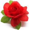 imageHawaii Luau Party Artificial Fabric Gardenia Hair ClipsRed