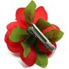 imageHawaii Luau Party Artificial Fabric Gardenia Hair ClipsRed