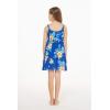 imageMatchable Family Hawaiian Luau Men Women Girl Boy Clothes in Hibiscus BlueGirl Empire