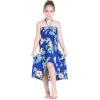 imageMatchable Family Hawaiian Luau Men Women Girl Boy Clothes in Hibiscus BlueGirl Halter