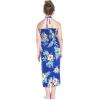imageMatchable Family Hawaiian Luau Men Women Girl Boy Clothes in Hibiscus BlueGirl Halter