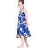 imageMatchable Family Hawaiian Luau Men Women Girl Boy Clothes in Hibiscus BlueGirl Halter