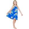 imageMatchable Family Hawaiian Luau Men Women Girl Boy Clothes in Hibiscus BlueGirl Shift