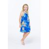 imageMatchable Family Hawaiian Luau Men Women Girl Boy Clothes in Hibiscus BlueGirl Shift