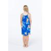 imageMatchable Family Hawaiian Luau Men Women Girl Boy Clothes in Hibiscus BlueGirl Shift