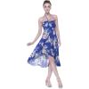 imageMatchable Family Hawaiian Luau Men Women Girl Boy Clothes in Hibiscus BlueWomen Halter