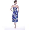 imageMatchable Family Hawaiian Luau Men Women Girl Boy Clothes in Hibiscus BlueWomen Halter