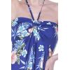 imageMatchable Family Hawaiian Luau Men Women Girl Boy Clothes in Hibiscus BlueWomen Halter