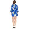 imageMatchable Family Hawaiian Luau Men Women Girl Boy Clothes in Hibiscus BlueWomen Kimono Cardigan
