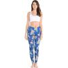 imageMatchable Family Hawaiian Luau Men Women Girl Boy Clothes in Hibiscus BlueWomen Leggings