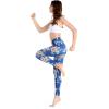 imageMatchable Family Hawaiian Luau Men Women Girl Boy Clothes in Hibiscus BlueWomen Leggings
