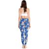 imageMatchable Family Hawaiian Luau Men Women Girl Boy Clothes in Hibiscus BlueWomen Leggings