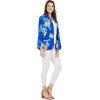 imageMatchable Family Hawaiian Luau Men Women Girl Boy Clothes in Hibiscus BlueWomen Ligth Jacket