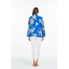 imageMatchable Family Hawaiian Luau Men Women Girl Boy Clothes in Hibiscus BlueWomen Ligth Jacket