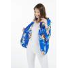 imageMatchable Family Hawaiian Luau Men Women Girl Boy Clothes in Hibiscus BlueWomen Ligth Jacket