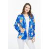 imageMatchable Family Hawaiian Luau Men Women Girl Boy Clothes in Hibiscus BlueWomen Ligth Jacket