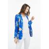imageMatchable Family Hawaiian Luau Men Women Girl Boy Clothes in Hibiscus BlueWomen Ligth Jacket