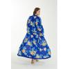 imageMatchable Family Hawaiian Luau Men Women Girl Boy Clothes in Hibiscus BlueWomen Maxi Kimono Cardigan