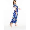 imageMatchable Family Hawaiian Luau Men Women Girl Boy Clothes in Hibiscus BlueWomen Maxi Rahee