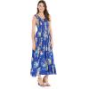 imageMatchable Family Hawaiian Luau Men Women Girl Boy Clothes in Hibiscus BlueWomen Maxi Tank