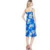 imageMatchable Family Hawaiian Luau Men Women Girl Boy Clothes in Hibiscus BlueWomen Mermaid