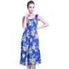 imageMatchable Family Hawaiian Luau Men Women Girl Boy Clothes in Hibiscus BlueWomen Short Tank
