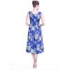 imageMatchable Family Hawaiian Luau Men Women Girl Boy Clothes in Hibiscus BlueWomen Short Tank
