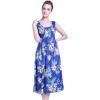 imageMatchable Family Hawaiian Luau Men Women Girl Boy Clothes in Hibiscus BlueWomen Short Tank