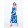 imageMatchable Family Hawaiian Luau Men Women Girl Boy Clothes in Hibiscus BlueWomen Sweet Heart Maxi