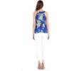 imageMatchable Family Hawaiian Luau Men Women Girl Boy Clothes in Hibiscus BlueWomen Tank Top