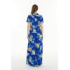 imageMatchable Family Hawaiian Luau Men Women Girl Boy Clothes in Hibiscus BlueWomen Wide Legged With Pockets Jumpsuit