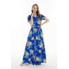 imageMatchable Family Hawaiian Luau Men Women Girl Boy Clothes in Hibiscus BlueWomen Wide Legged With Pockets Jumpsuit
