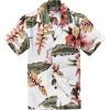 imageMatching Father Son Hawaiian Luau Outfit Men Shirt Boy Shirt Shorts Cream RafelsiaCream Rafelsia