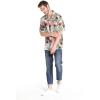 imageMens Hawaiian Shirt Aloha ShirtSunset Neon Pastel