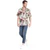 imageMens Hawaiian Shirt Aloha ShirtSunset Neon Pastel