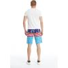 imageMens Spandex Hawaiian Beach Board Shorts with Zipped Pocket in Flamingo PartyLady Liberty Luau