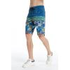imageMens Spandex Hawaiian Beach Board Shorts with Zipped Pocket in Flamingo PartyVintage Surf Blue