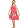 imageGirl Hawaiian Round Neck Dress in Pretty TropicalPretty Tropical Hot Pink