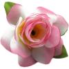 imageHawaii Luau Party Artificial Fabric Gardenia Hair ClipsLight Pink Edge