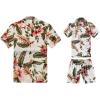 imageMatching Father Son Hawaiian Luau Outfit Men Shirt Boy Shirt Shorts Cream RafelsiaCream Rafelsia